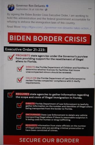 desantis secure our border