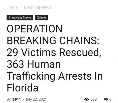 trafficking arrests