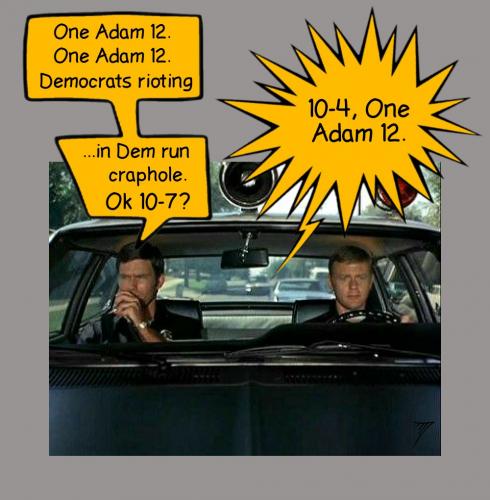 Political - Adam 12 Dems Riot 10-7