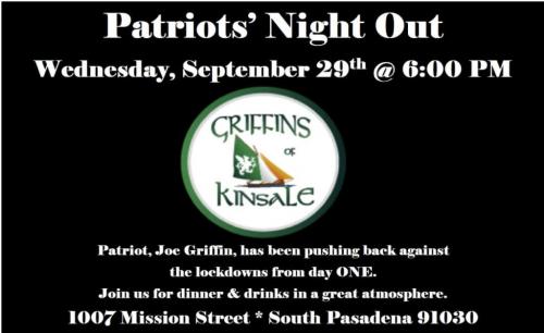 South Pasadena Sept 29