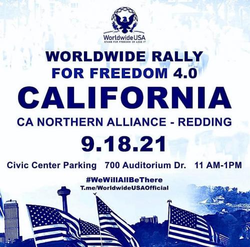 Redding, California -  Freedom Rally - Sept 18