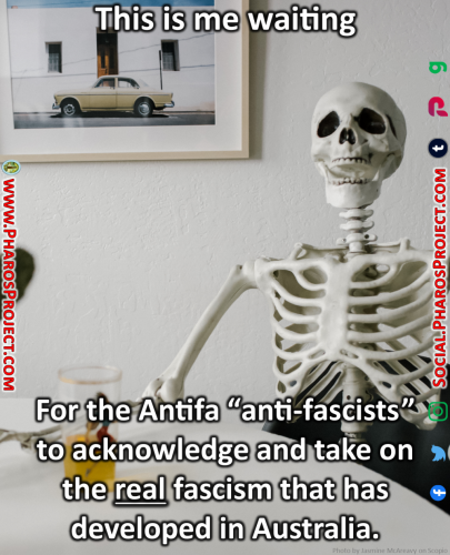 Waiting Skeleton - Antifa and Australian Fascism - Web-Social