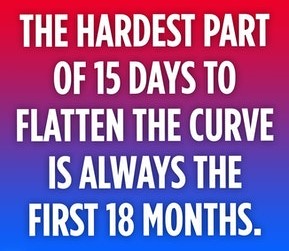 15 Days To Flatten The Curve - meme