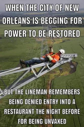 new orleans powerline worker