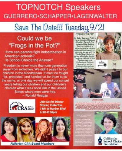 California School Choice Foundation Sept 21