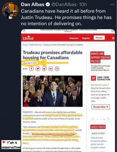 Trudeau housing
