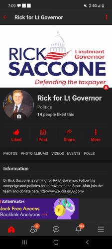 Rick for Lieutenant Governor