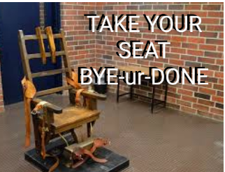 TAKE YOUR SEAT BYE-ur-DONE