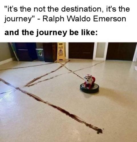 its the not the destination its the journey