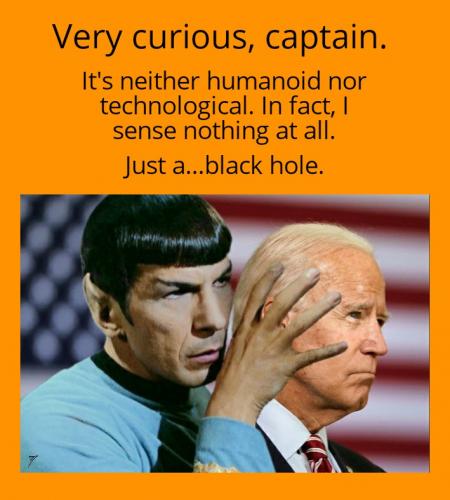 Political - Spock Biden Black Hole