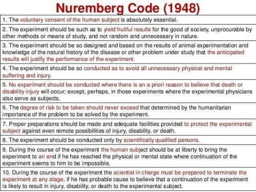 Nuremberg Code 1948