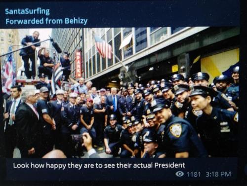 they love the actual president