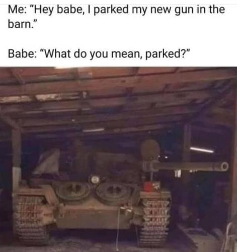 gun parked