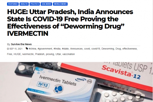 India covid free using ivermectin