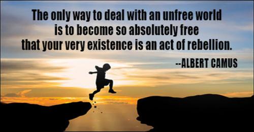Freedom Rebellion - Albert Camus