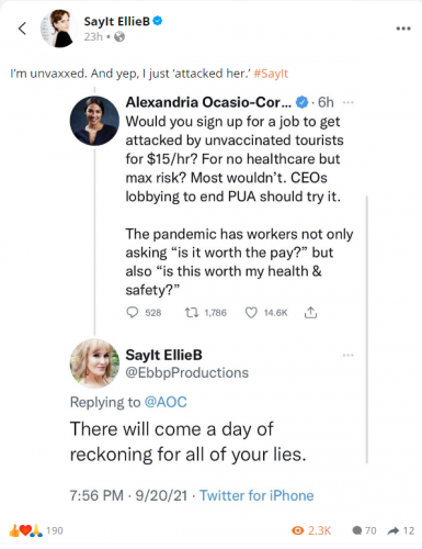 EllieB to AOC on Vax