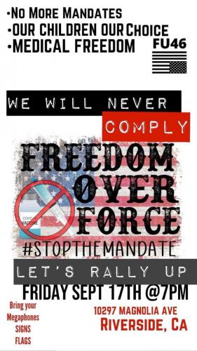 Riverside, CA Sept 17