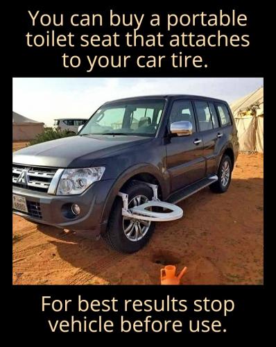 Comedy - Toilet Seat Car Tire