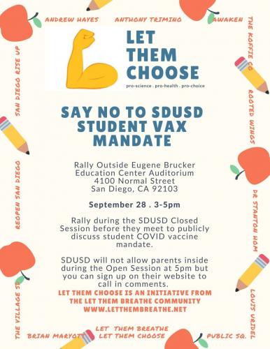 San Diego Unfied School District - Sept 28