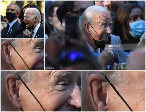 Joe Biden Ear Flap Silicone Skinmask
