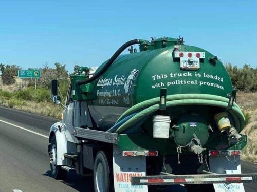 Septic Truck - Loaded With Political Promises