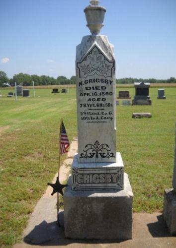 Civil War Veterans Tombstone.