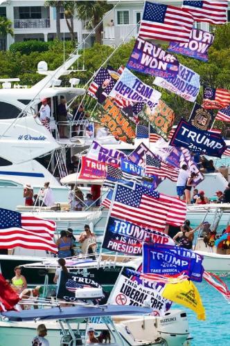 trump flags
