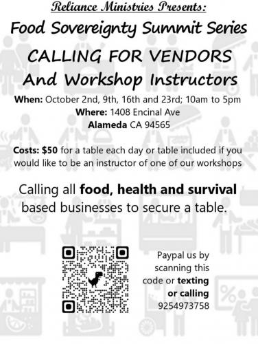 Prepare for the coming food shortage.