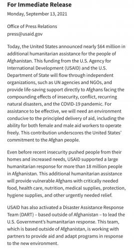 🇺🇸 US to Afghanistan 🇦🇫