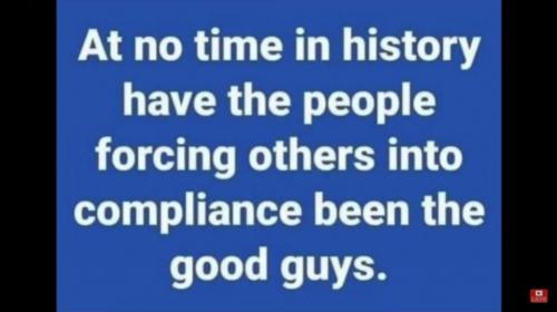 forced compliance never good