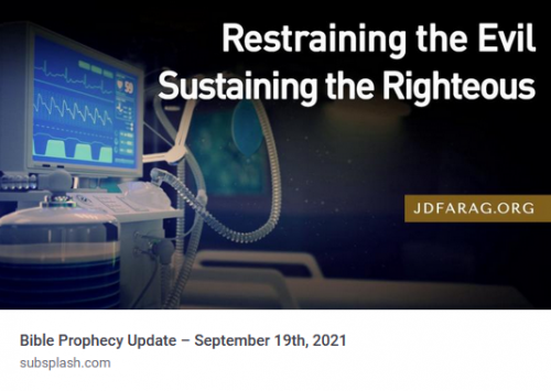 Bible Prophecy Update 09-19-2021