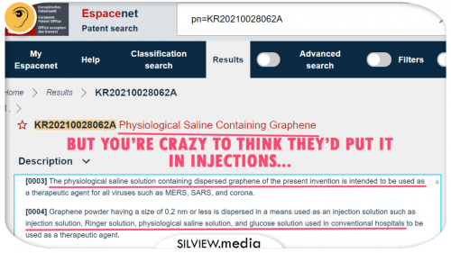 graphene oxide in vaccines and ringers lacatate IV solution