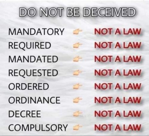 not a law
