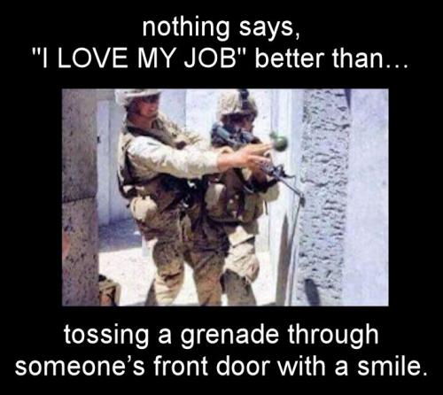 nothing says i love my job better than