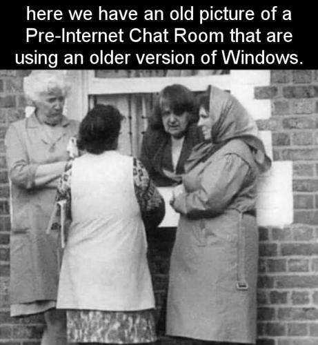 using an old version of Windows