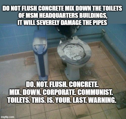 Don't Flush Cement 1