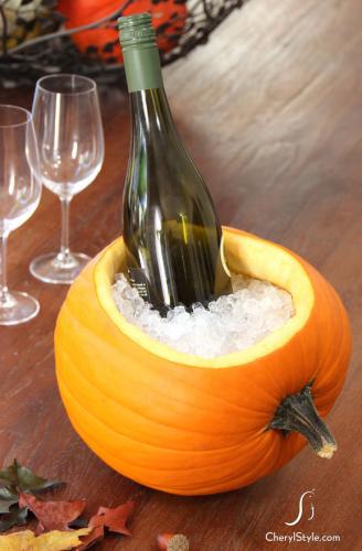 Pumpkin-Ice-Bucket-Carving