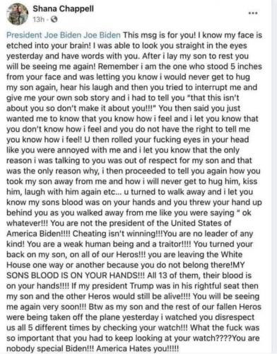 Sad and good for her.  Don't piss ofc mama bear