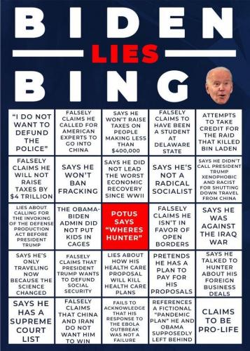 biden bingo