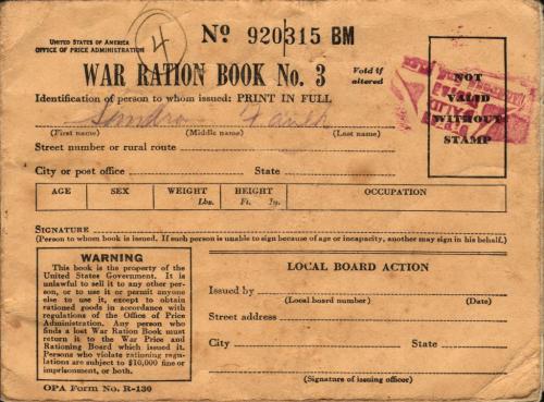 WWII_Ration_Book_1943