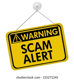 scam alert sign