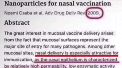 Nasal vaccination