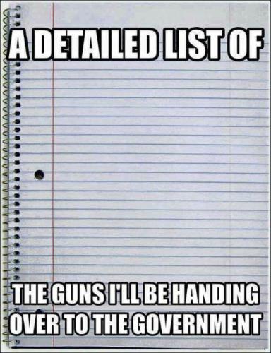 a detailed list