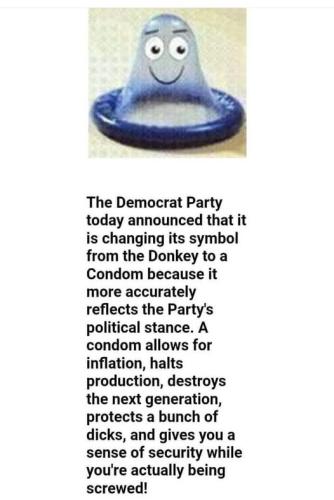THE DEMOCRAT PART'S NEW SYMBOL