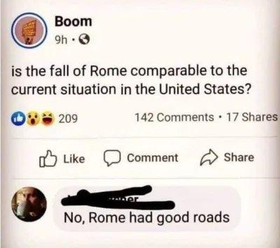 Fall of Rome like US