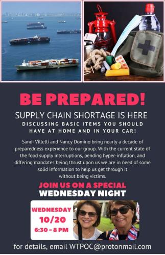 Be Prepared for Supply Chain Disruptions