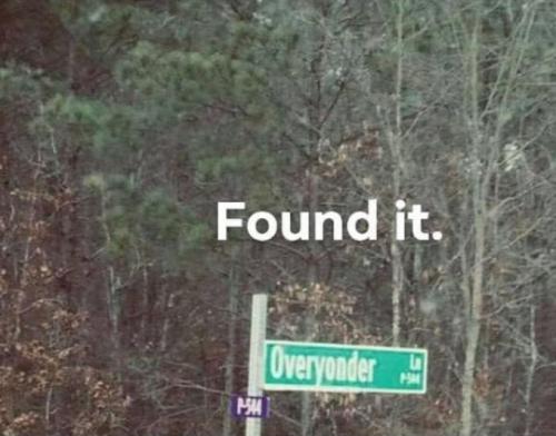 over yonder