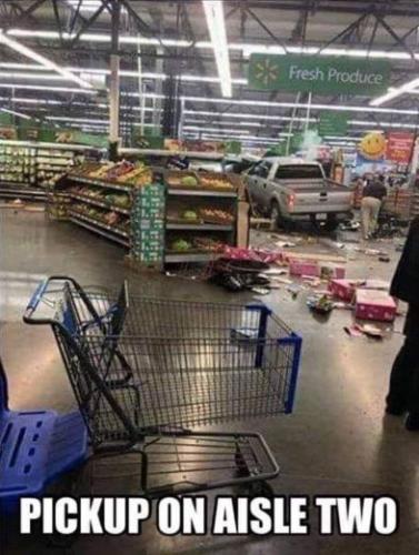 pick up on aisle two