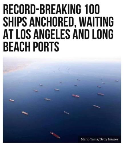 100 Ships Anchored