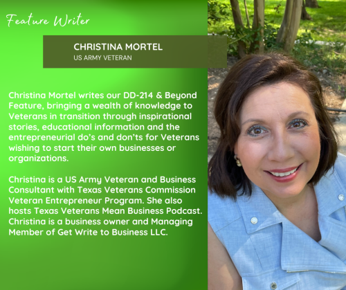 FEATURE WRITER -  CHRISTINA MORTEL